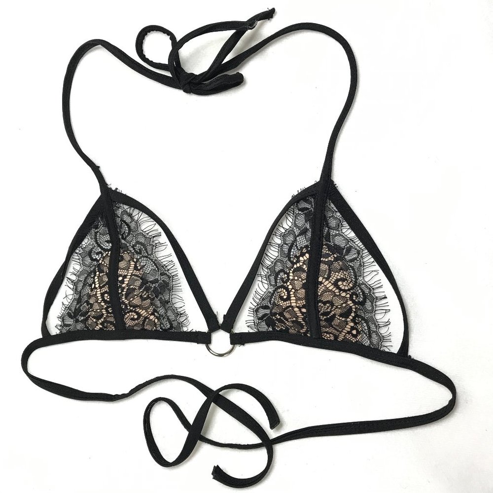 Sexy Lace Halter padded Wirefree  Bralette